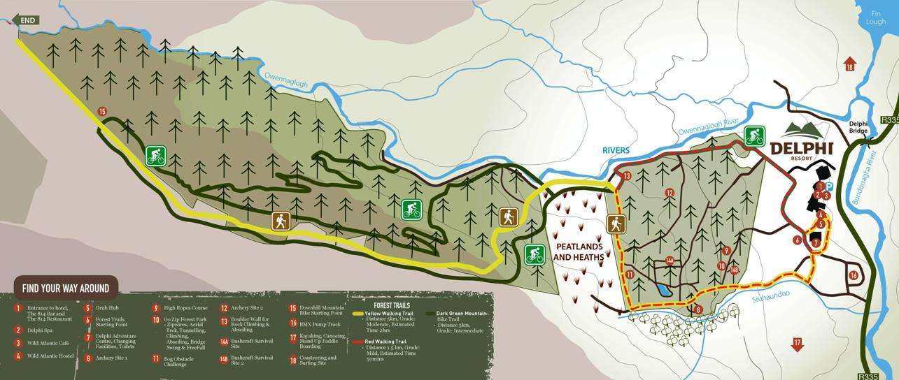 delphi resort map